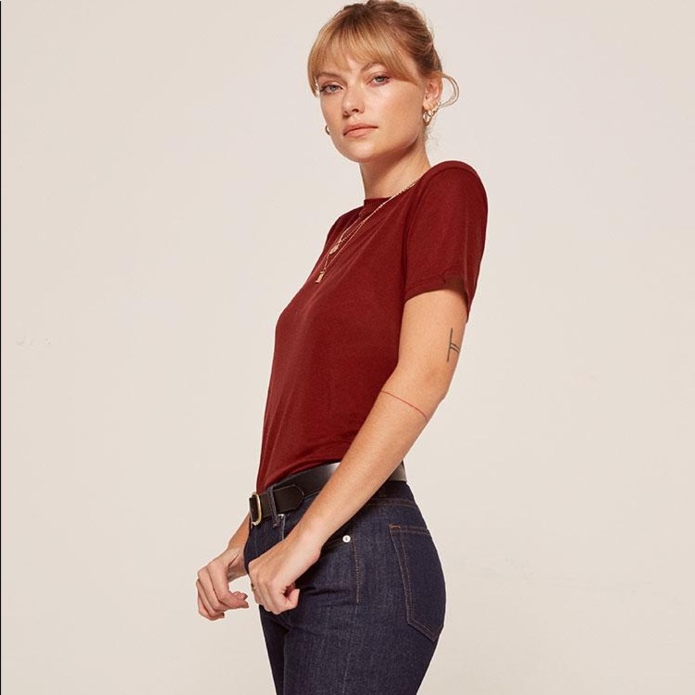 Reformation Joplin Relaxed Tee - Medium